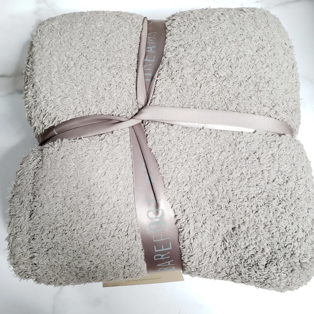 Barefoot Dreams Throw Blanket Grey NEW